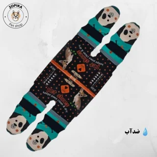 پاپوش ضد آب سگ تادو گرین از زاویه دیگر با طراحی مقاوم برای محافظت از پنجه سگ