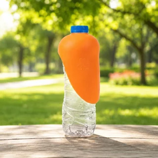 آبخوری قابل حمل تادو برای سگ و گربه رنگ نارنجی