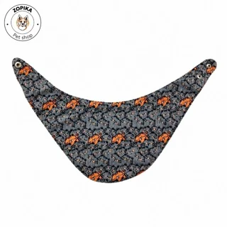 دستمال گردن سگ و گربه تادو | طرح ملوانی 02